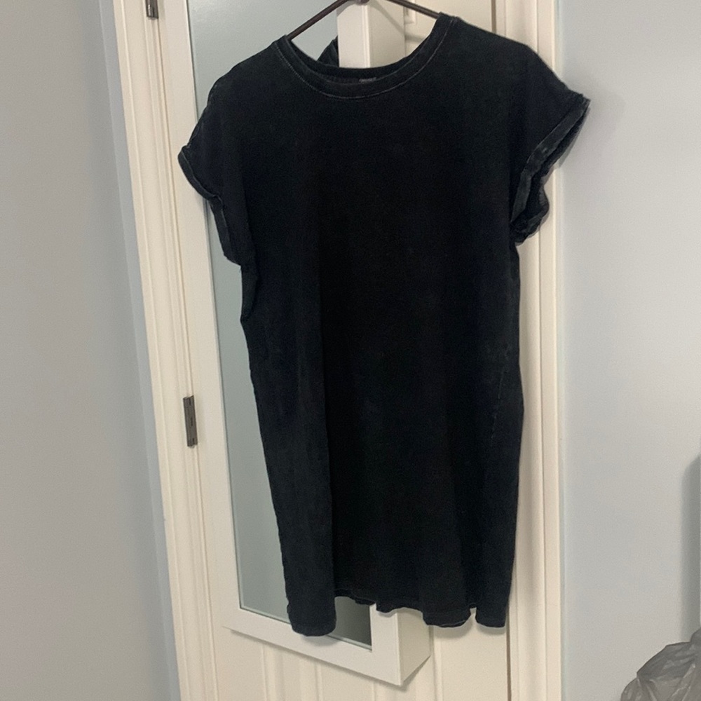 black t-shirt dress